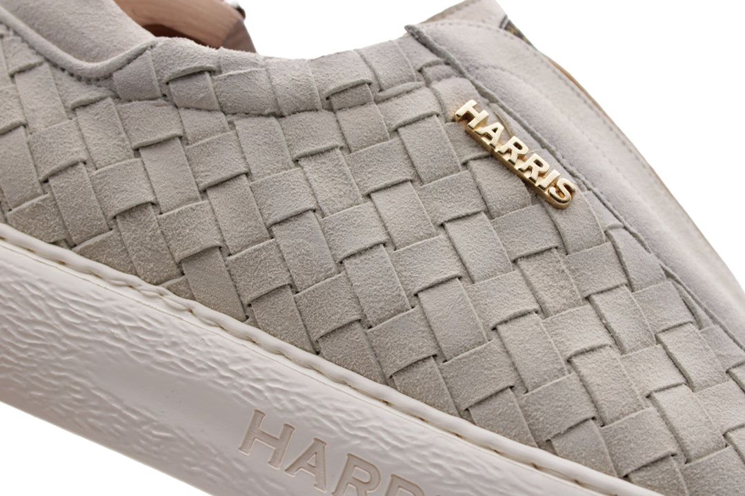 Slip-on-Sneaker aus gewebtem Leder