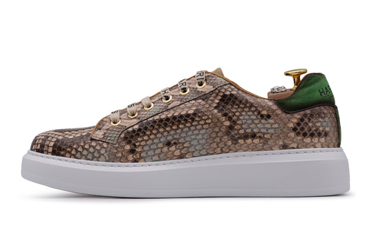 Sneakers in pitone multicolor