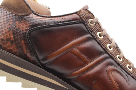 2817 HS Python-Sneaker – Braun