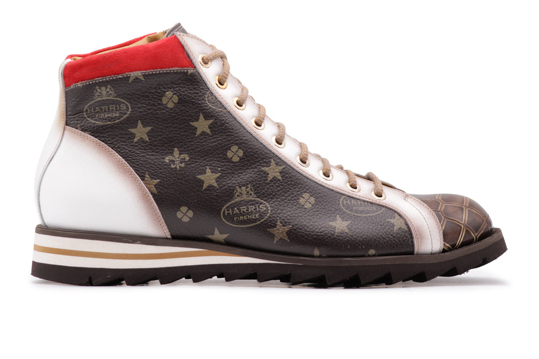 Ankle boot 3019 Monogram – Testa di Moro