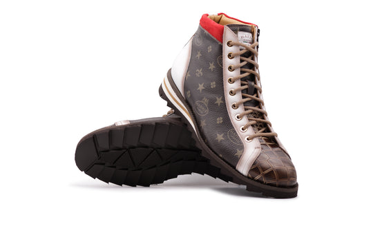 Ankle boot 3019 Monogram – Testa di Moro