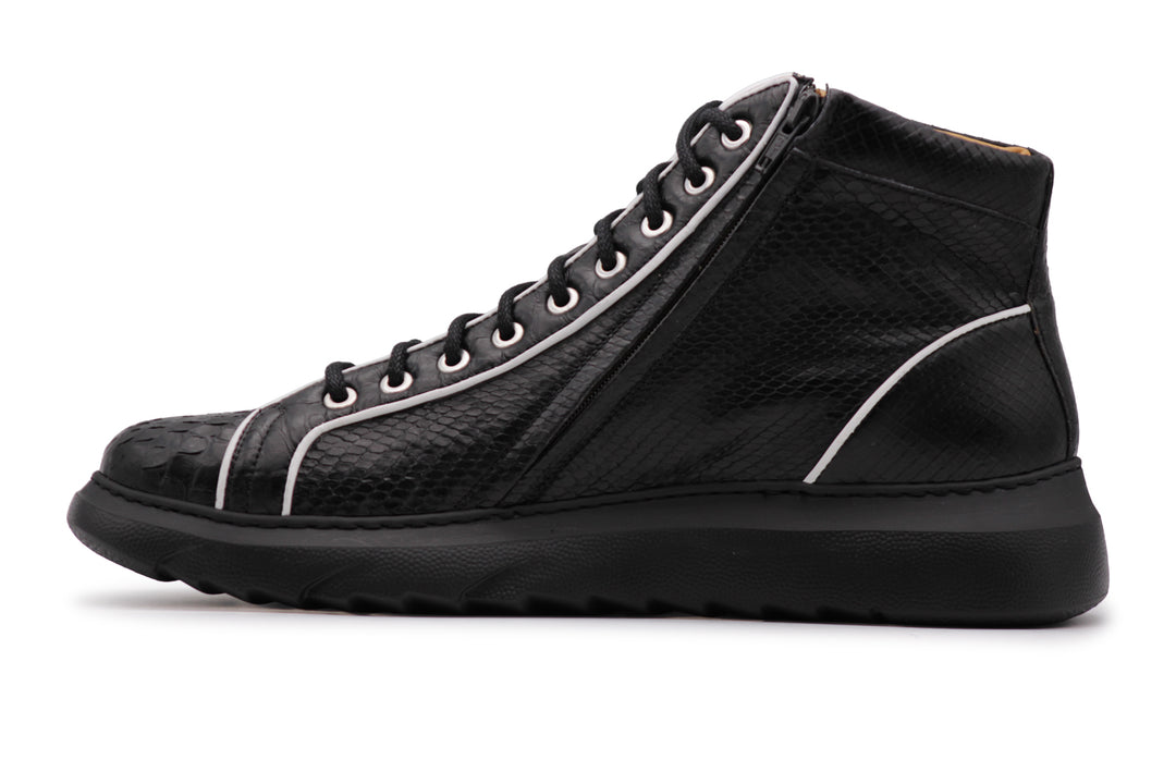 Polacchino in Pitone 3019 - Nero