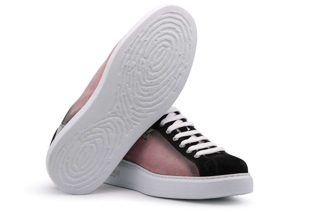 Baskets en cuir