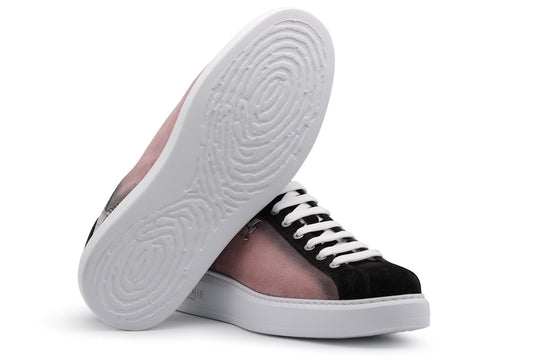 Baskets en cuir
